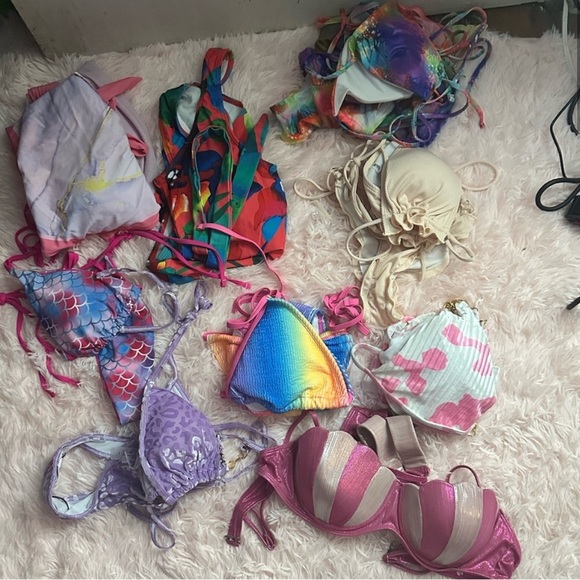 💕 floral one piece with hair tie - Picture 3 of 3